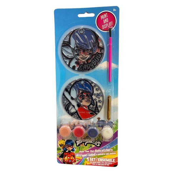 Miraculous Ladybug Stationery + Craft Set | 4-Piece Study Kit & DIY Suncatchers - Picture 4 of 5